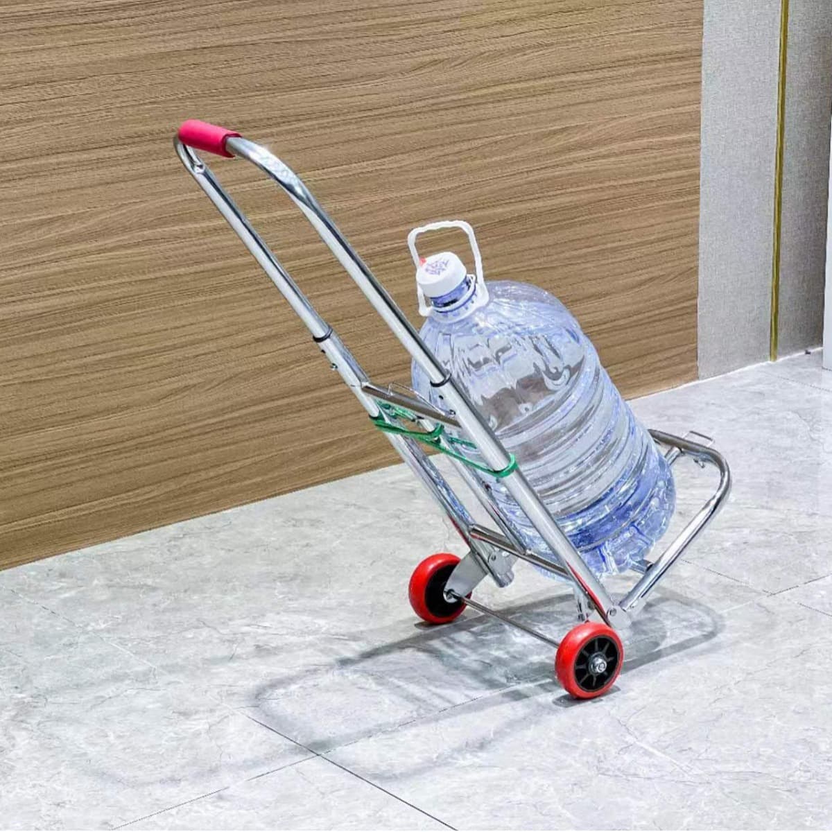 Logistics Hand Truck Household Hand Pull Cart Foldable Portable Luggage Cart Grocery Shopping Pull Cart Small Trolley Luggage Transport Trailer