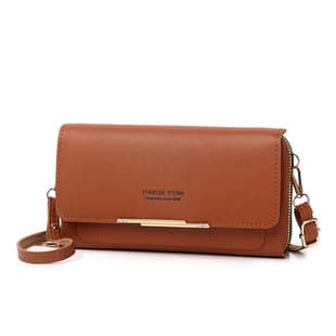 Trending Women's Phone Bag, Double-Layer Coin Purse, Korean Large-Capacity Multi-Functional Shoulder Crossbody Wallet