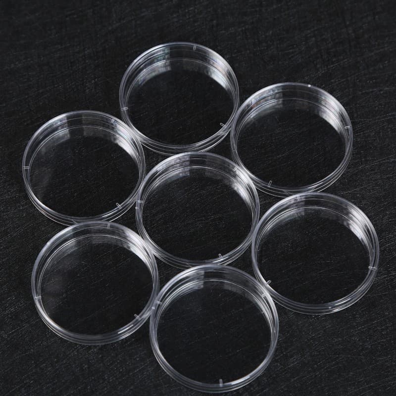 Disposable Plastic 60mm 90mm Petri Dish for Cell and Bacteria Culture