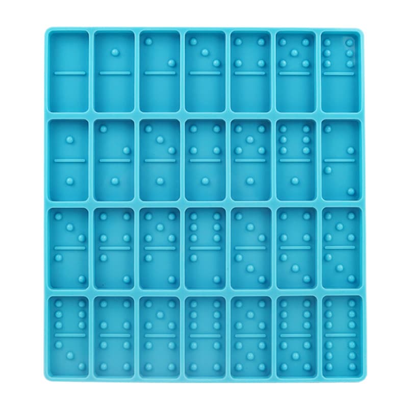 Crystal DIY Silicone Resin Mold Domino Mirror Tile Nine Bone Silicon Mold Mirror Tile Domino Resin Mold Crystal Silicone Mold