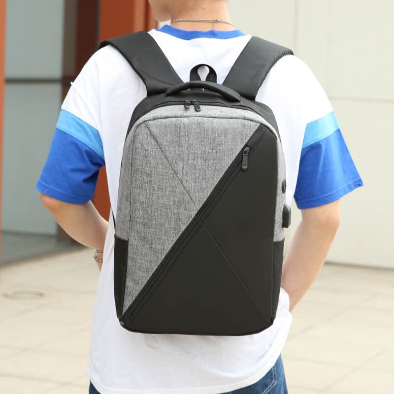 Korean three-piece business backpack men's Oxford cloth school bag multi-functional computer bag photography bag business bag wholesale
