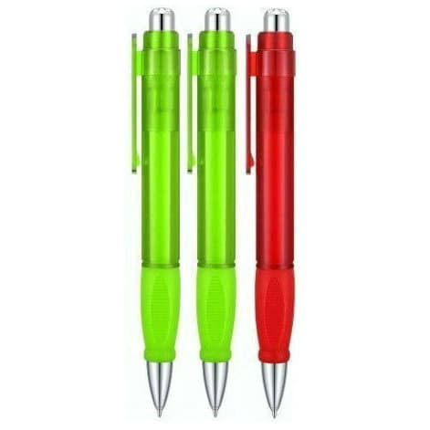 20cm Red Green Blue Black Monochrome Round Ballpoint Pen Office Culture Medium Oil Pen Black