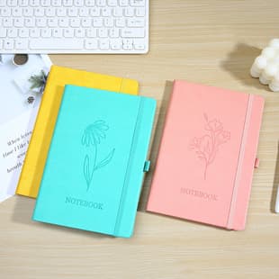 A5 Elastic Band Notebook Business Notepad with Strap, Student Office Journal, Custom LOGO Available