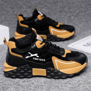 Cross-border wholesale new trendy men's running shoes, casual versatile thick-soled running shoes, trendy dad shoes for men