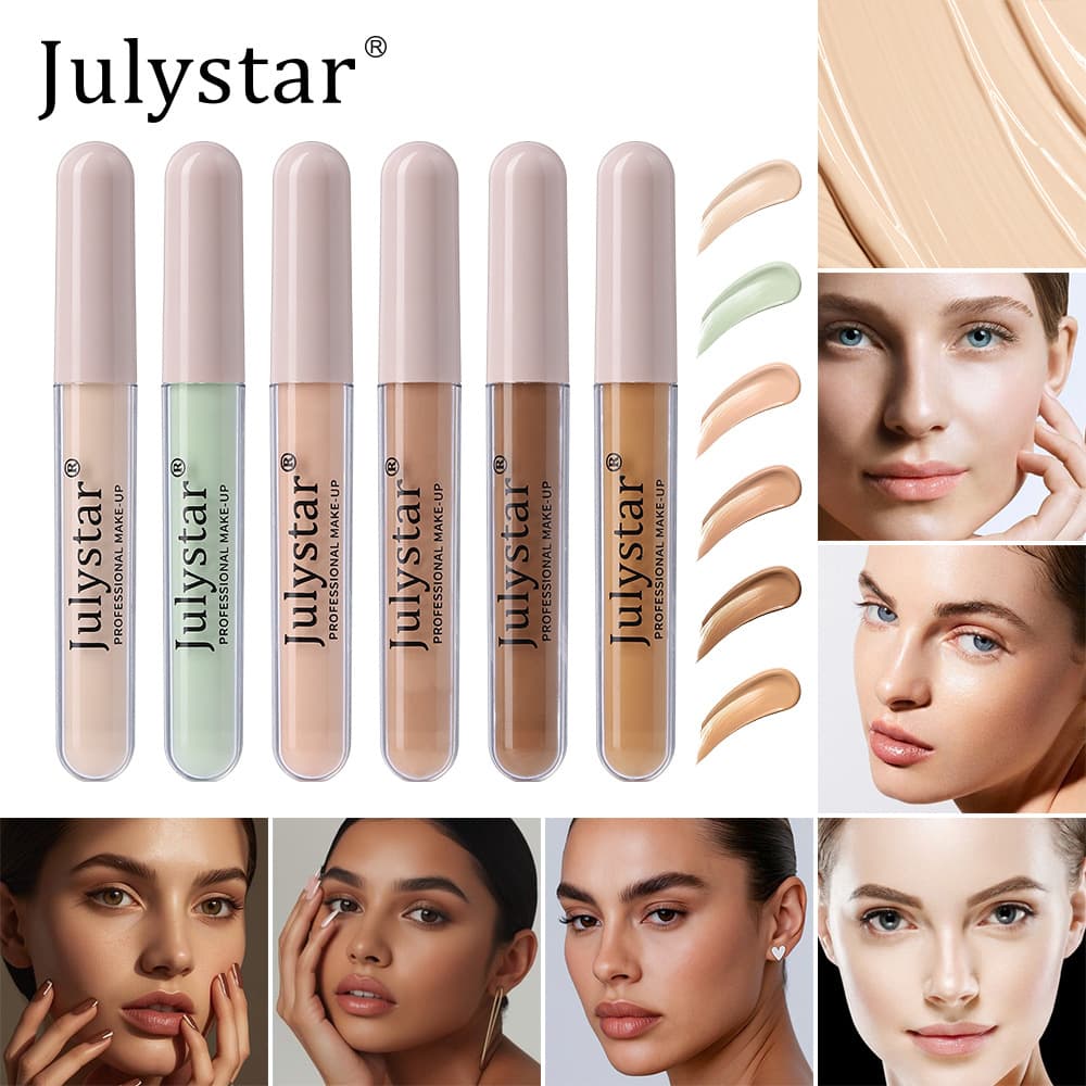 Cross-border Beauty Face Concealer 6-Color Long-lasting Natural Tattoo Concealer Eye Body Concealer Liquid