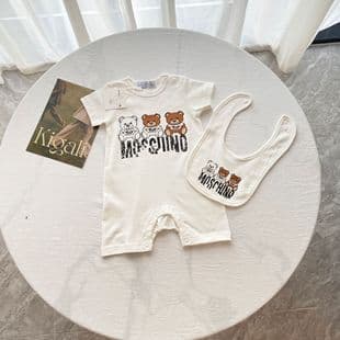 Infant Baby Onesie 2024 New Summer Short Sleeve Bodysuit, Cute Baby Outfit, Baby Bodysuit