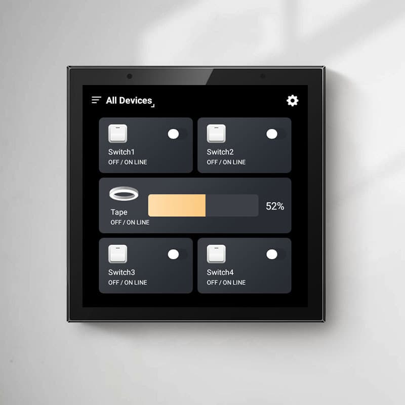 4-Inch Smart Home Control Panel Android Solution Voice Control Smart Panel Smart Switch Solution