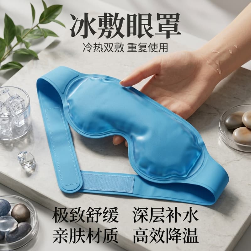 Ice Eye Mask for Eyelid Surgery Eye Care Cold Compress for Puffiness Face Ice Pack Hot Compress Eye Patch