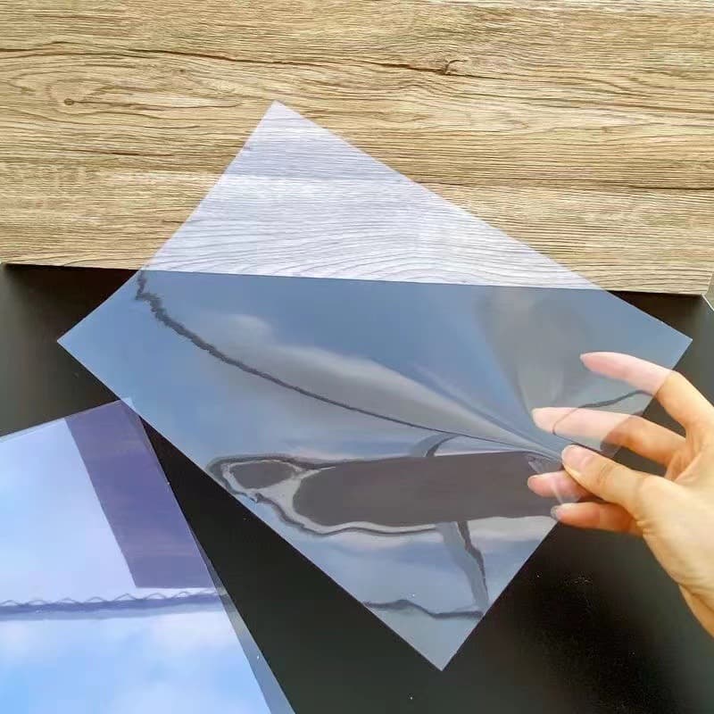 A4 transparent PVC plastic sheets for DIY binding, PET sheets, matte hard films, thin PP sheets for binding