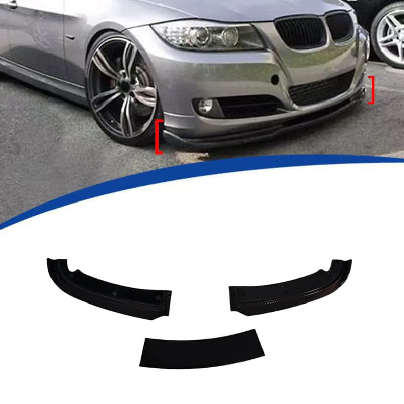 Suitable for 2009-2011 regular version of BMW 3 Series E90 late 3-stage front lip and front shovel