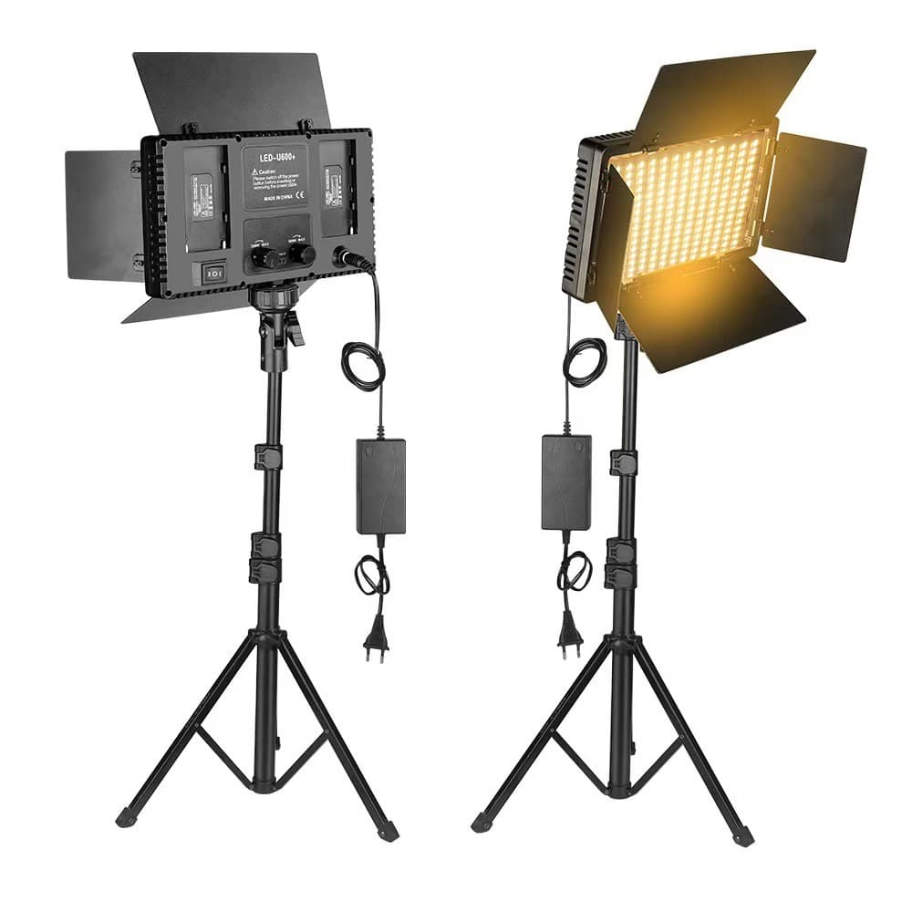 Photography fill light LED600 dimming mobile phone live broadcast beauty outdoor shooting soft light panel light flat light