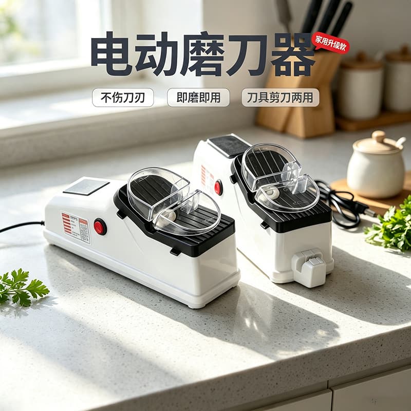 Electric knife sharpener portable sharpening stone kitchen knife household sharpening machine kitchen knife sharpening stone quick sharpening