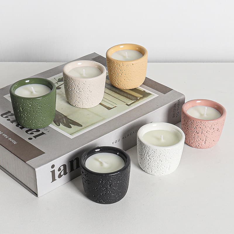 Nordic creative cement scented candle cup can be used as cross-border high-value DIY home decoration crafts candle ornaments