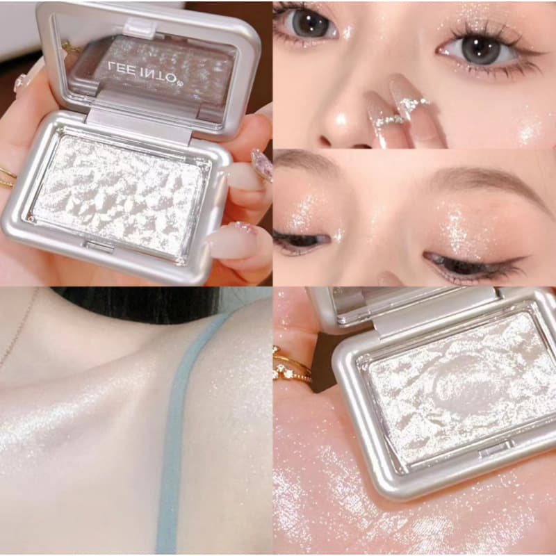 Leeinto Dream Floating Wave Highlighting Powder Brightening Pearlescent Three-Dimensional Contouring Blush Powder Cosmetics Cross-Border Beauty Makeup