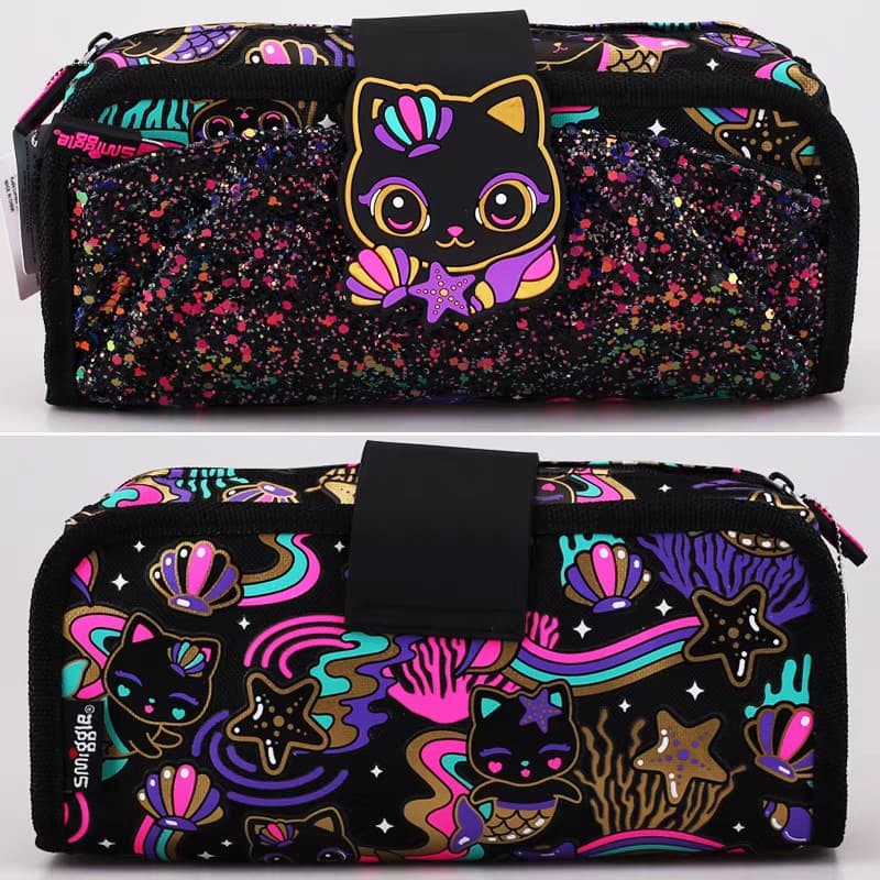 Australia Smiggle Minecraft Pencil Bag Primary and Secondary School Students Large Capacity Stationery Bag Stationery Box 2025 New