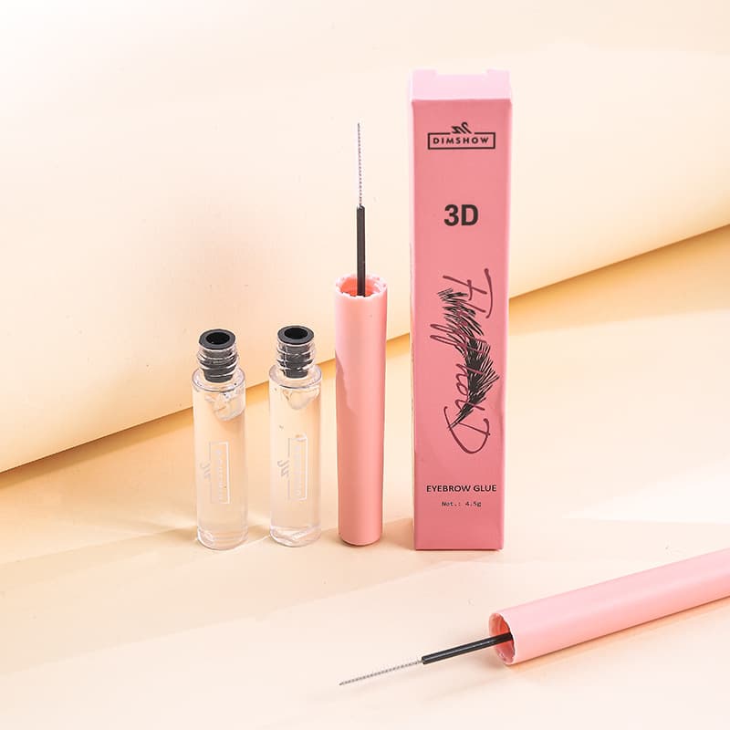 DIMSHOW Cross-Border Bestseller Long-Lasting Strong Hold Brow Gel Fine Tip Brush Defined Natural Waterproof Brow