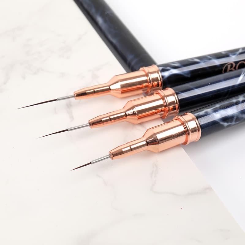 Factory Wholesale Nail Art Pen Metal Rod Nail Liner Pen Nail Painting Lining Tool Nail Brush Customizable