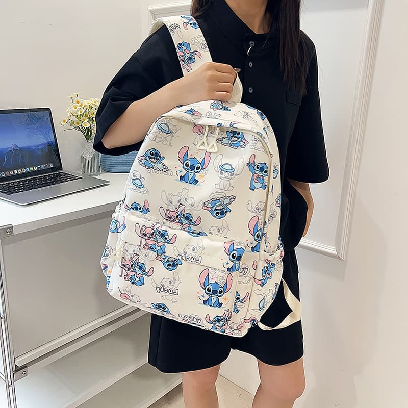 New Cross-Border Cartoon Print Backpack, Fashionable Children's Trendy Student Backpack, Casual Versatile Outdoor Sports Backpack