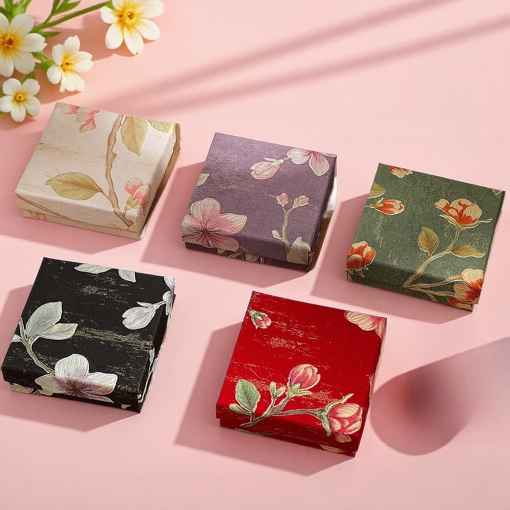 Hot-selling Yunjin jewelry box, cultural toy bracelet, heaven and earth cover jewelry box, jewelry sachet, Song brocade pendant box