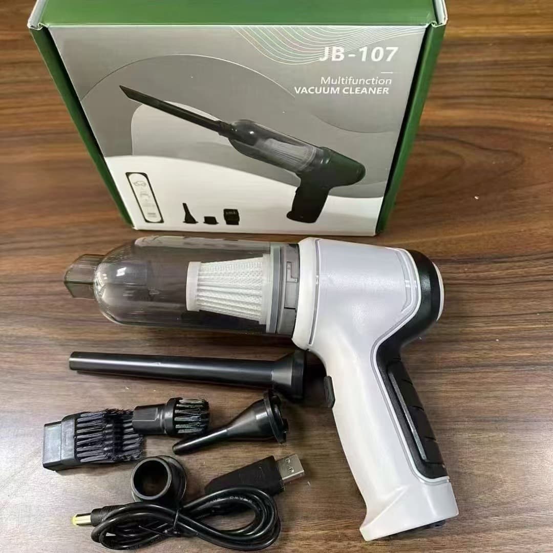 Car Vacuum Cleaner, Wireless Charging Automotive and Household Handheld Mini High-Power High-Suction Vacuum