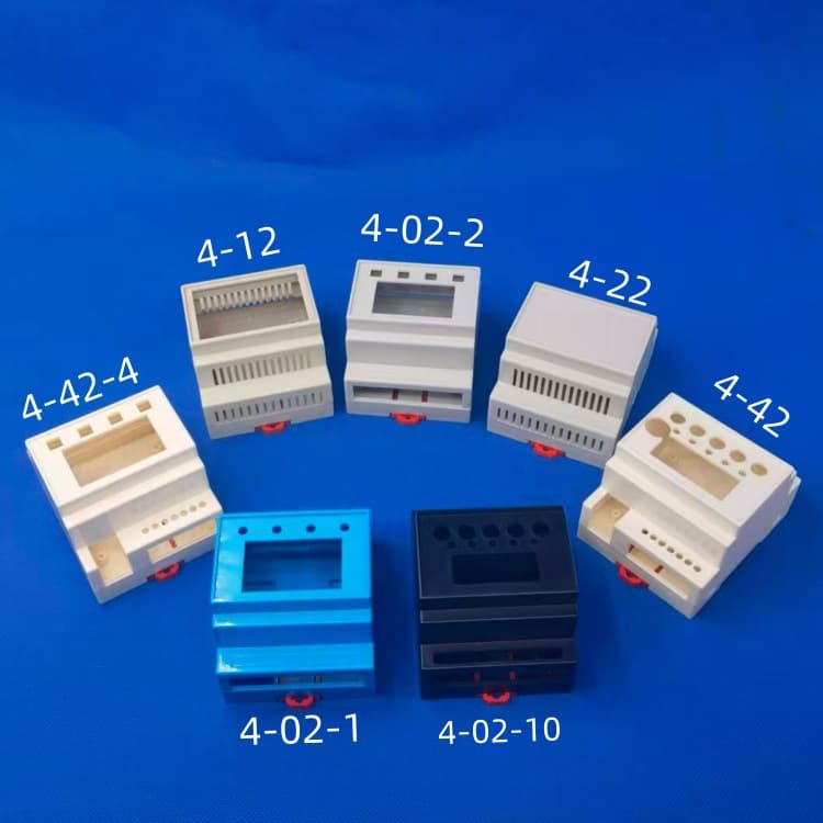 Din Rail Electrical Enclosure Standard 35mm Rail-Mounted Module Box Controller Housing 88*72*59mm