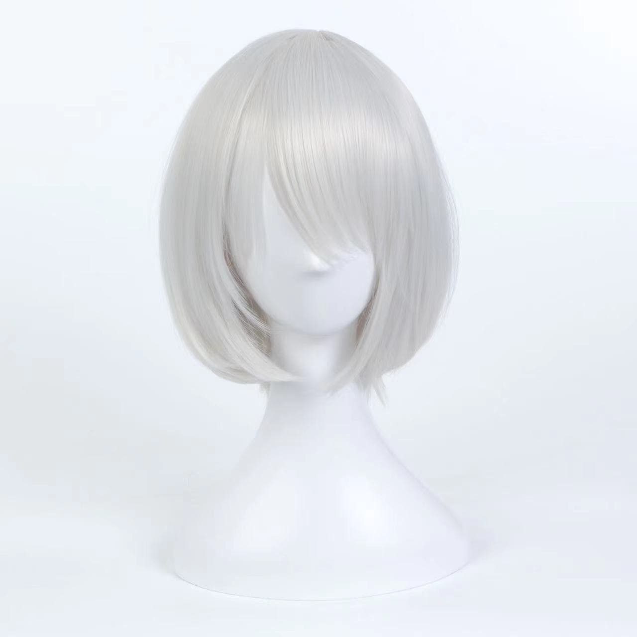 NieR Automata NieR Automata heroine Tokyo Ghost style 2B sister cosplay silver and white color fake