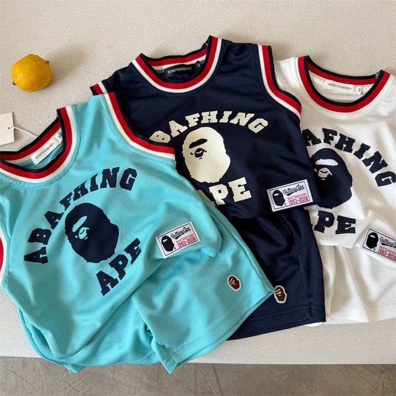 Children's Basketball Uniforms Quick-Drying 2026 Boys Sports Summer Two-Piece Letter Clothes Thin Basketball Uniform Set