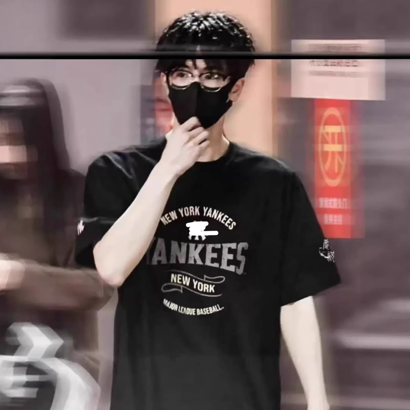 Zhang Linghe's Same Style Short-Sleeve High-End MLB Vintage Print New Loose Comfortable Short-Sleeve T-Shirt Cotton