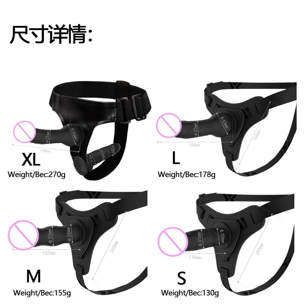 Wearable Leather Pants Dildo Penis Women Lesbian Masturbation Adult Sex Toys Wearable