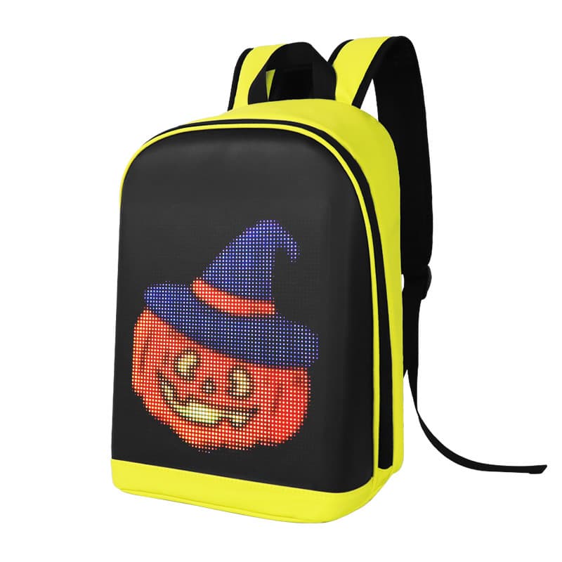Amazon's Hottest LED HD Backpack Creative Smart Backpack T2 USB Powered Mobile Phone Operation