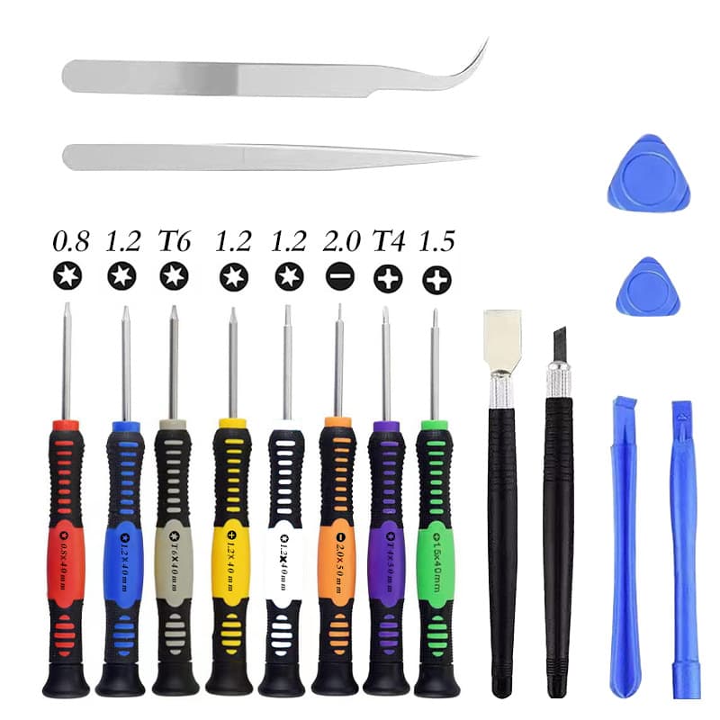 Mobile phone iPhone disassembly and delivery tool with magnetic 16-piece screwdriver Apple Android disassembly and repair set