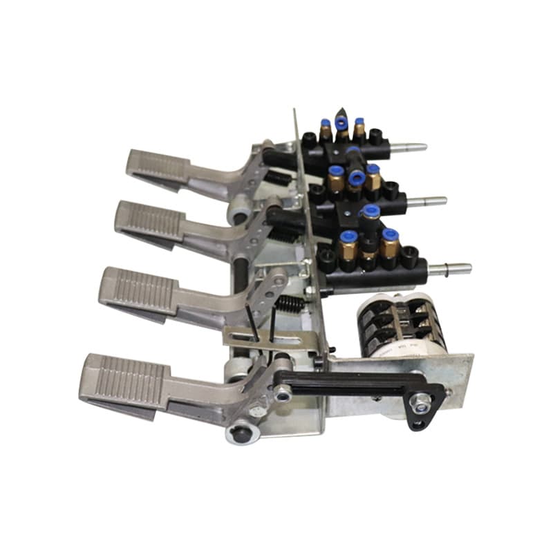 Tire Demounting Machine Foot Pedal Assembly Mounting and Dismounting Tire Changer Accessories Chassis Steel Frame Four Foot Pedals with Switch