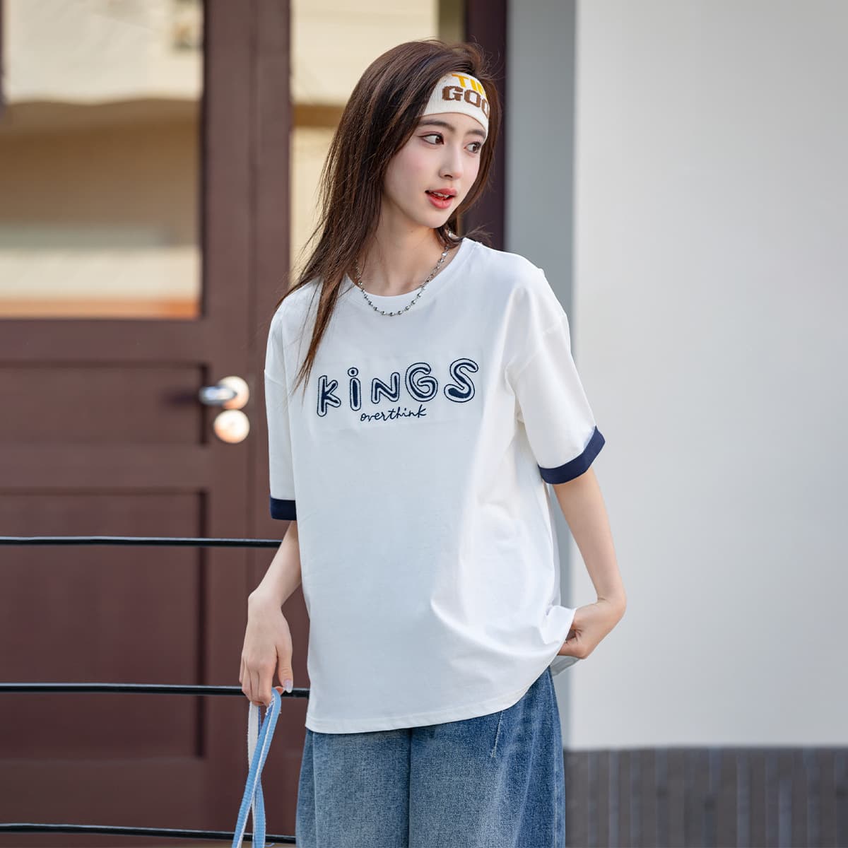 Children's Short Sleeve T-Shirt for Older Kids, Summer Thin Style, Girls' Short Sleeve, Loose Summer Wear for Middle Schoolers and Teens