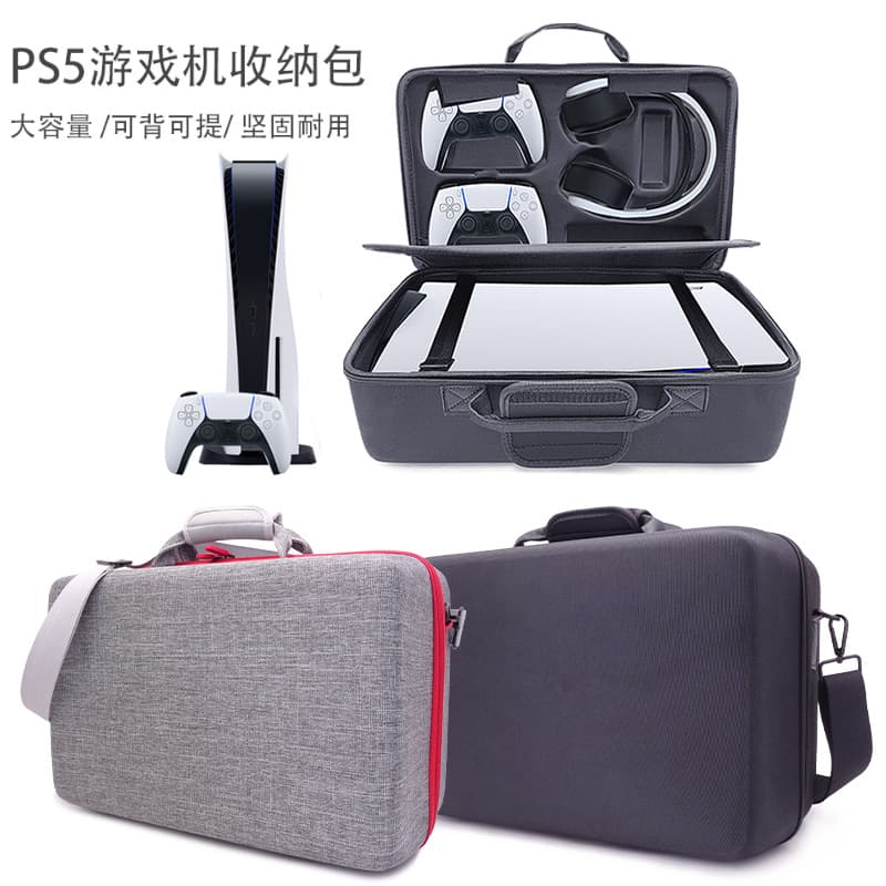 In Stock PS5 Game Console PS5 Slim Portable Handheld Game Controller Accessories Storage Bag Crossbody Bag Shockproof