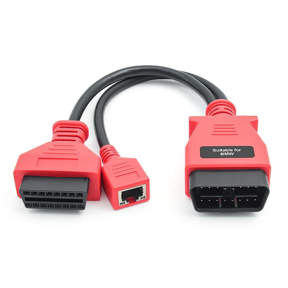 Bmw Male to Female + Rj45 Car Adapter Cable Bmw F Chassis Programming Main Line Diagnostic Line Connection Cable