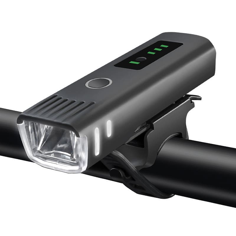 Smart Light Sensing Bicycle Light Night Riding Light USB Rechargeable High-Power Flashlight Bike Front Light Cycling Equipment Accessories