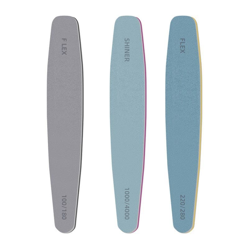 Nail Salon Special Sponge Rubbing Strip Nail Polishing and Removing Phototherapy Nail Sponge Polishing Manicure Sanding Strip to Remove Dead Skin Set