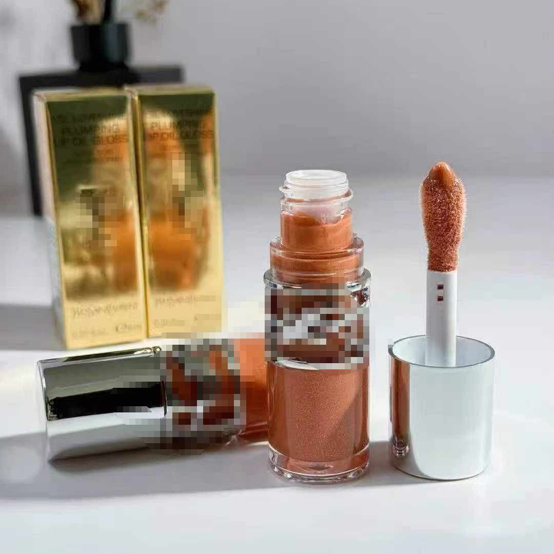 New 2025 Bobo Lip Gloss Water Light Lip Glaze Mirror Shine Moisturizing Lip Care Long-lasting Color 6ml, Silver Cap Lip Care
