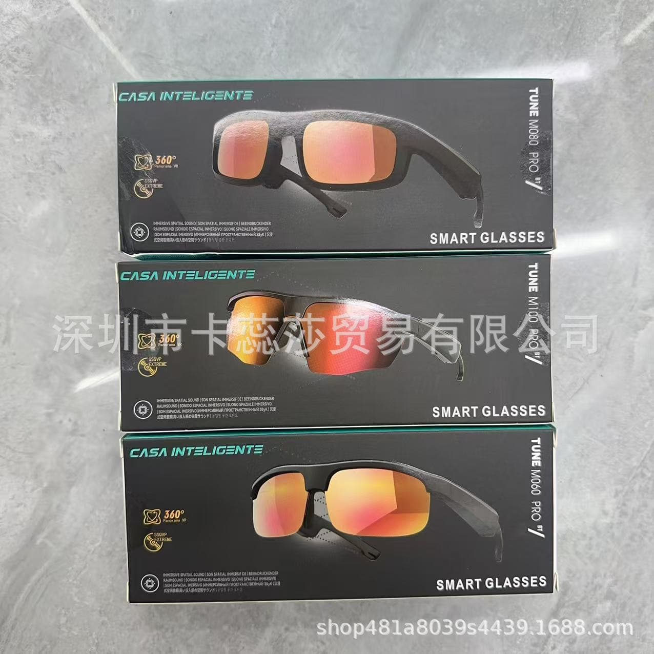 MO6OPR0 smart Bluetooth glasses square polarized sunglasses for men and women outdoor sports cycling sunglasses wireless sound