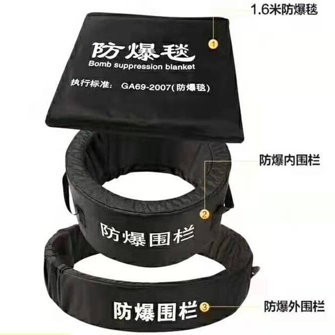 1.2m 1.6m Explosion-Proof Blanket Manufacturer, Soft Explosion-Proof Blanket Inner Fence Outer Fence Security Equipment, Riot Blanket