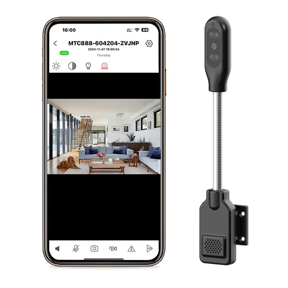 Hot-selling baby and pet care camera, home smart security monitoring head, 4K ultra-high definition