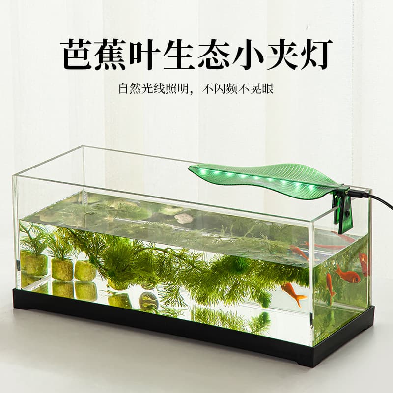 Fish Tank LED Light, Grass Tank Light, Waterproof, Small, Energy-Saving, USB Mini Clip Light, Aquarium Plant Light