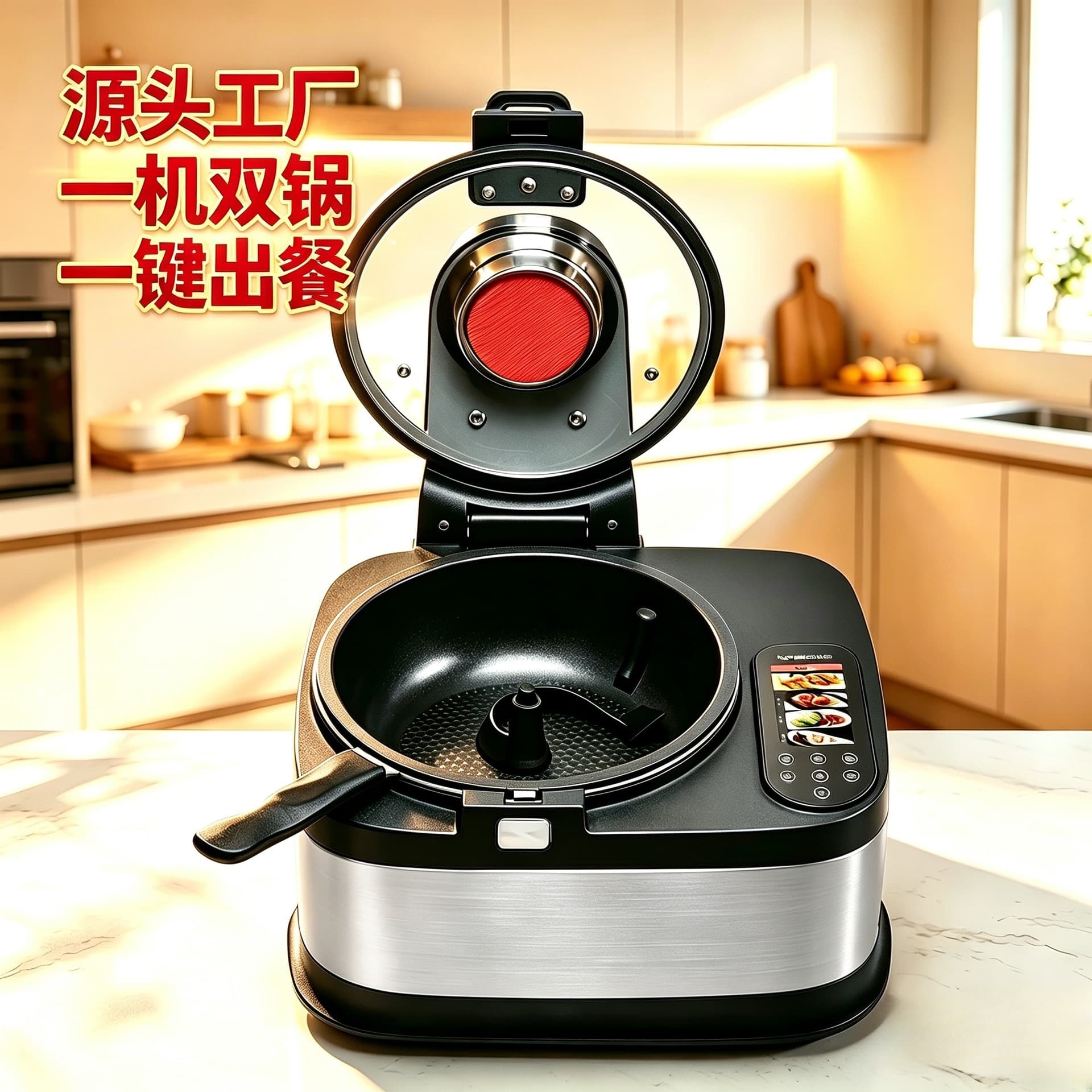 Yuming factory direct supply intelligent cooking machine fully automatic multi-function cooking pot automatic cooking robot large capacity