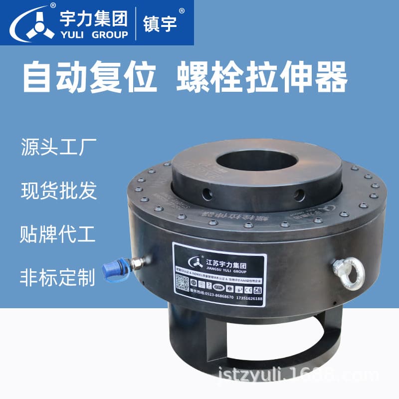Hydraulic Bolt Tensioner HTS M20-160 High Pressure 63MPa Split Manual/Electric Nut Removal