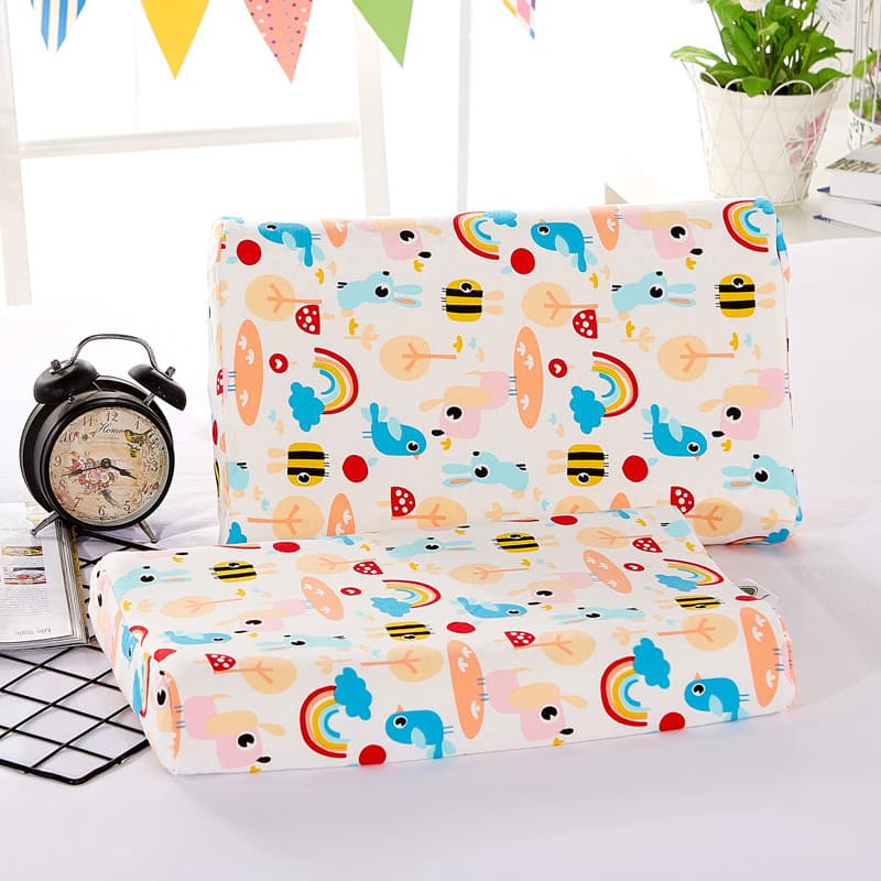 Pure Cotton Latex Pillow Core Hot Selling Wholesale Adult Natural Latex Pillow Low Neck Support Pillow Kindergarten Children's Pillow