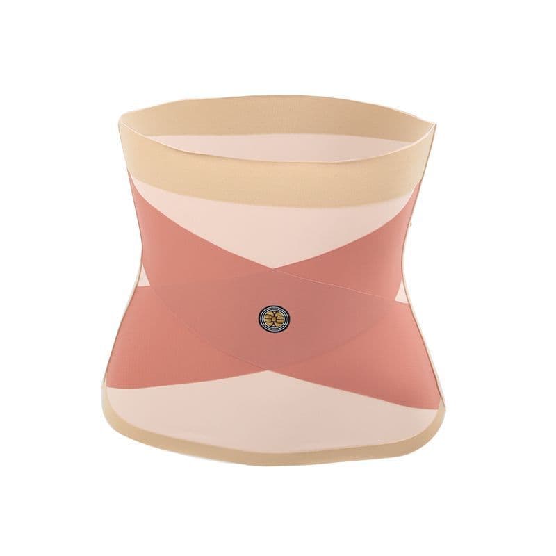 Cross-shaped seamless shaping waist belt for women, thin and slimming, postpartum abdominal binder.