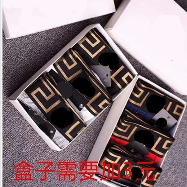 Trendy Brand Head Tag Underwear Men's Pure Cotton Boxer Briefs Export Best Seller Drop Shipping