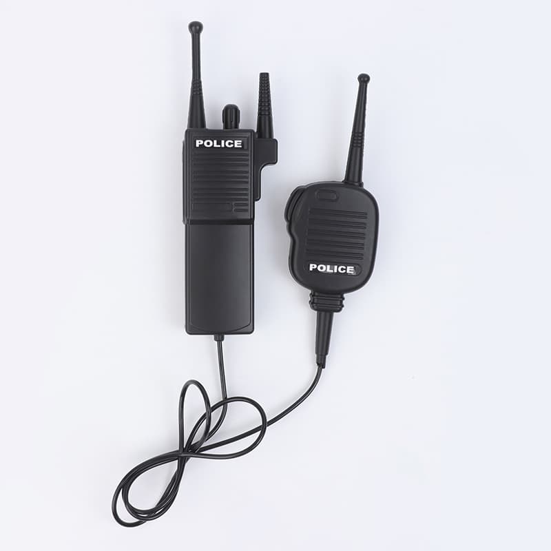 [Ready Stock] Intercom Toy Handheld Intercom Cosplay Police Intercam Fake Equipment Empty Shell