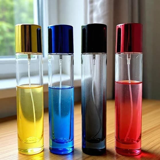 Wholesale Transparent Glass Perfume Bottle Empty Press Spray Bottle Premium Portable Cosmetic Sample Refill Bottle