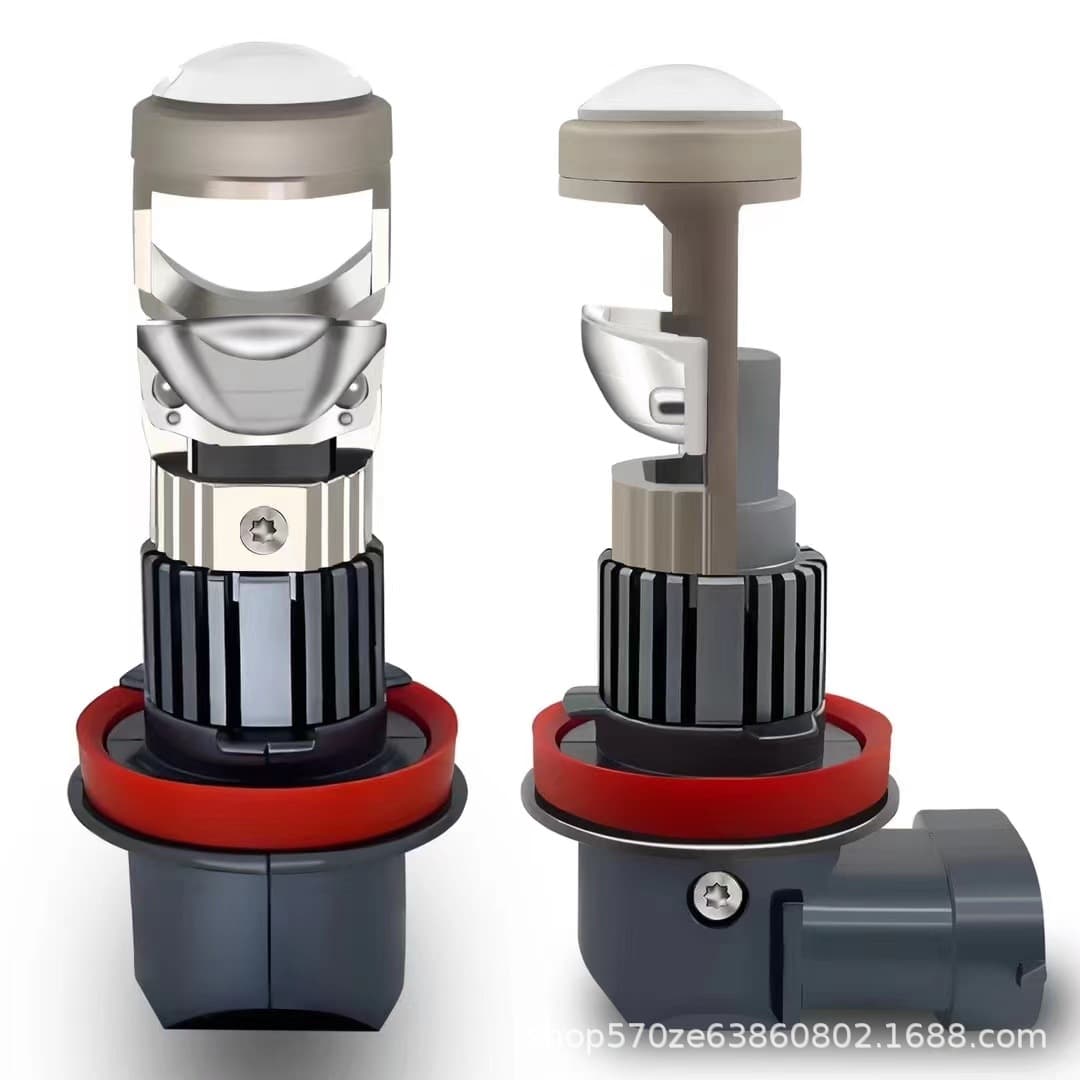 Cross-border Supply H4 H7 Mini Direct Plug Lens New Car LED Headlight Mini Lens LED Car Headlight